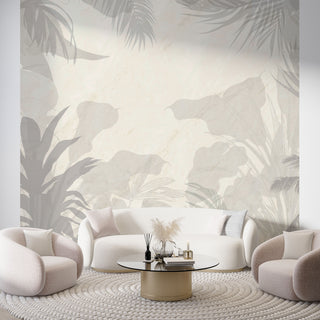 Tapet Mixed Tropical Leaf