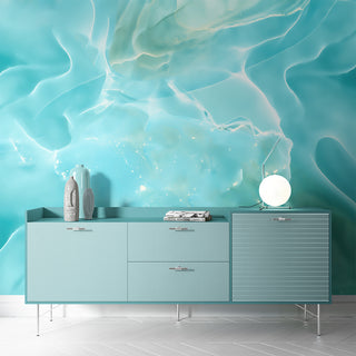 Tapet Turquoise Marble